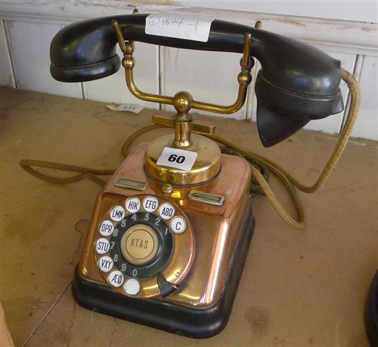 Brass phone